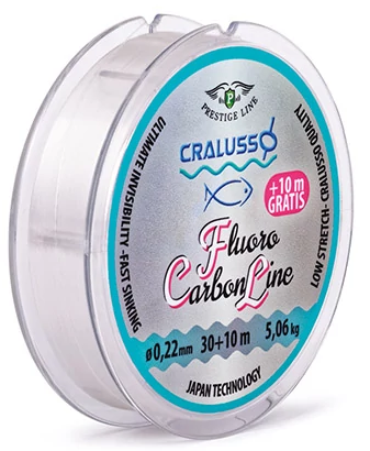 Cralusso fluorocarbon line 40 m - 0,14 mm