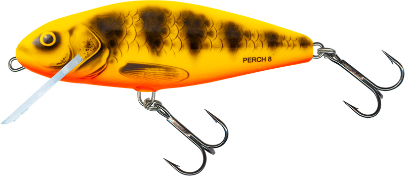 E-shop Salmo wobler perch floating yellow red tiger - 8 cm