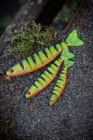 Fox Rage Gumová Nástraha Pro shad Jointed UV Perch (1)