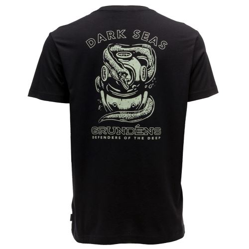 Grundéns Tričko Dark Seas X Grundens Luminate SS T-Shirt Black