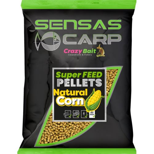 Sensas Pelety Super Feed Natural Corn 650 g