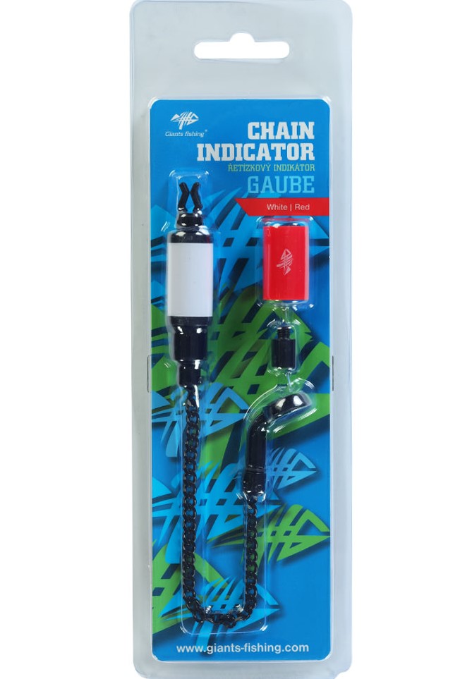 E-shop Giants fishing retiazkový indikátor chain indicator gaube - white/red