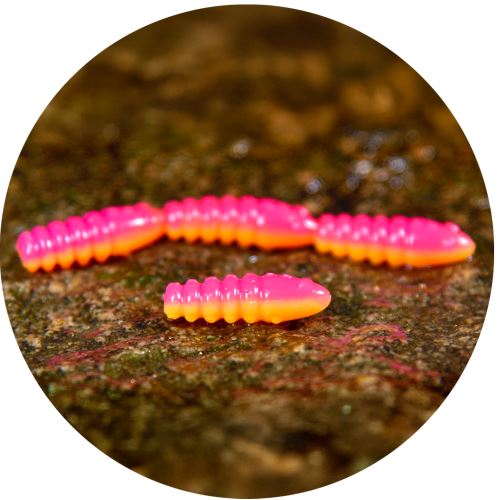 RedBass Gumová Nástraha Trout Grub Tutti Frutti UV COLOR