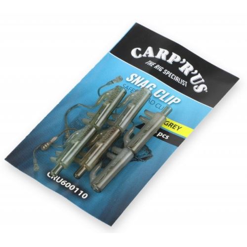 Carp´R´Us Vypínacie Závesky Snag Clips 6 ks Grey Limitovaná Edícia