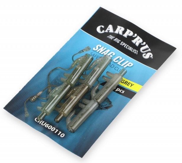 Carp´r´us vypínacie závesky snag clips 6 ks grey limitovaná edícia