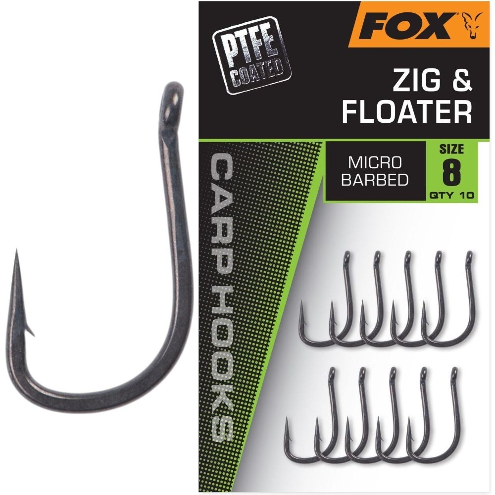 Fox háčiky zig a floater x 10 ks - 6