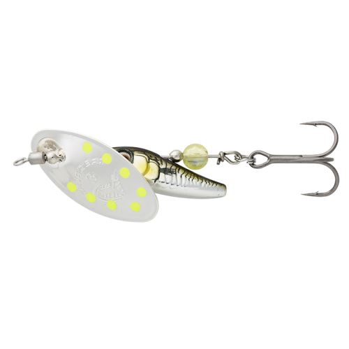 Savage Gear Rotačka Sticklebait Spinner Green Silver Ayu