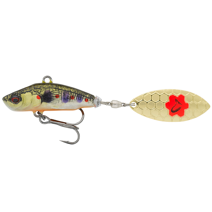 Savage gear 3d sticklebait tailspin sinking brown trout smolt - 7,5 cm 13 g