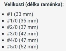 RedBass Háčik Spinning Cheburashka Hooks 825 Classic 10 ks (2)