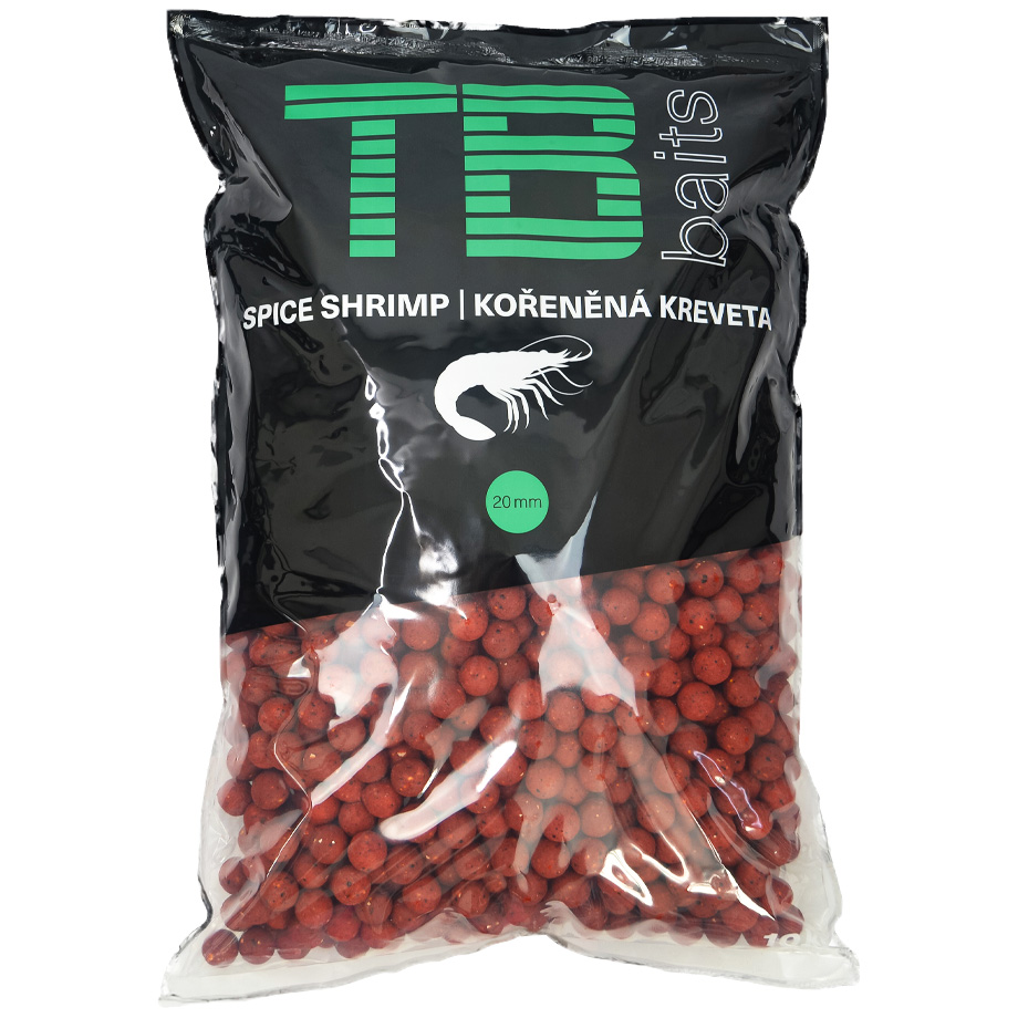 E-shop Tb baits boilie spice shrimp - 10 kg 20 mm
