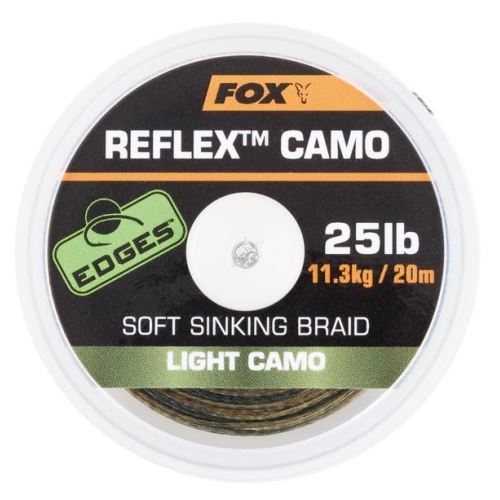 Fox Náväzcová Šnúra Reflex Sinking Light Camo 20 m