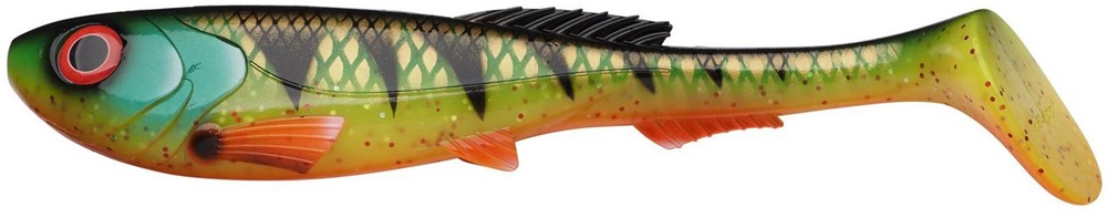 Abu garcia gumová nástraha beast paddletail firetiger 17 cm 49 g 6 ks