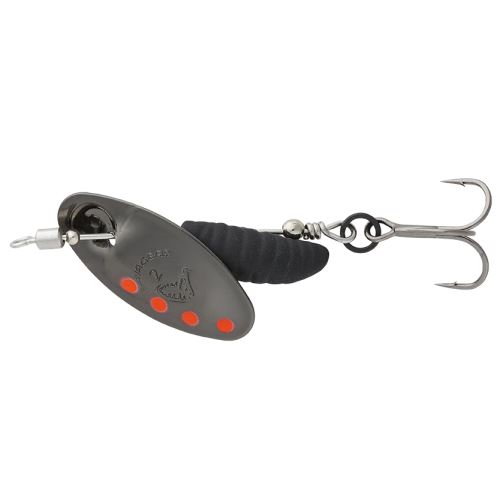 Savage Gear Rotačkka Grub Spinners Silver Red Black