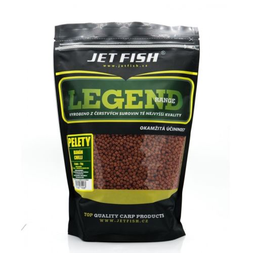 Jet Fish Pelety Legend Range Banán Chilli 1 kg