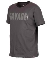 Savage Gear Tričko Simply Savage Tee Grey-Veľkosť S