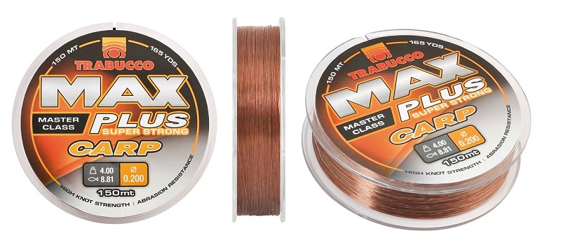 Trabucco vlasec max plus carp 150 m-priemer 0,28 mm / nosnosť 6,85 kg