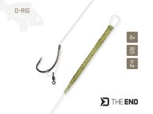 Delphin Náväzec TheEND D-Rig 20 cm 17 lb 2 ks (1)