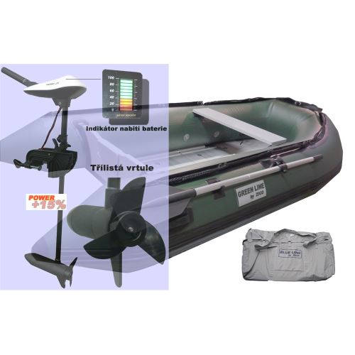 Zico Akčný Set Čln GL320 + El.Motor Turbo LX 50
