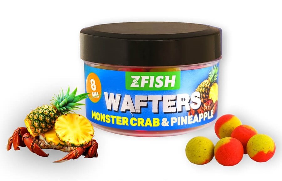 Zfish vyvážené boilie balanced wafters 8 mm 20 g - monster crab pineapple