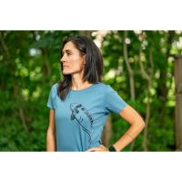 Giants Fishing Tričko Dámske Plávajúci Kapor Modré (2)
