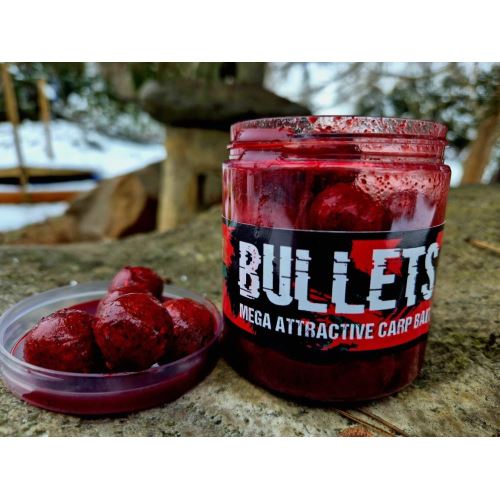G.B.U. Dipované Boilies Bullets Strawberry Punk 200 g