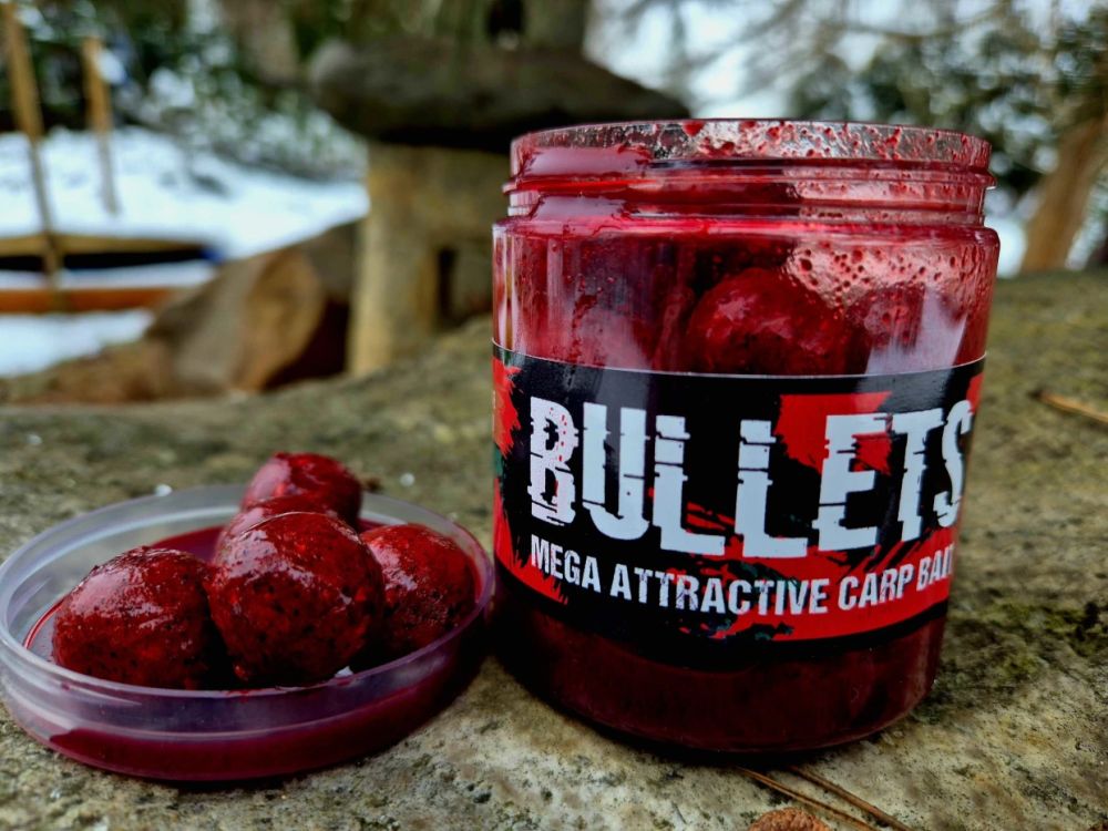 E-shop G.b.u. dipované boilies bullets strawberry punk 200 g - 20 mm