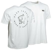 Nash Tričko Make It Happen Carp Logo T-Shirt Ecru - XXXL