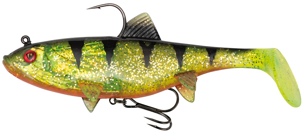 Fox rage gumová nástraha replicant wobble perch uv-veľkosť 18 cm 90 g