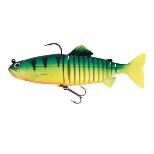 Fox Rage Gumová Nástraha Replicant Jointed UV Fire Tiger - 15 cm 60 g