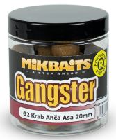 Mikbaits Rozpustné Boilies Gangster G2 Krab Ančovička Asa 250 ml