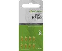 Korum Vrtáčiky Smokescreen Meat Screws 8 ks Korum Vrtáčiky Smokescreen Meat Screws 8 ks