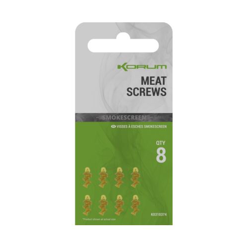 Korum Vrtáčiky Smokescreen Meat Screws 8 ks