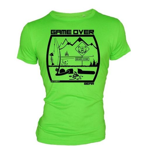 HOTSPOT DESIGN Tričko Game Over Bear