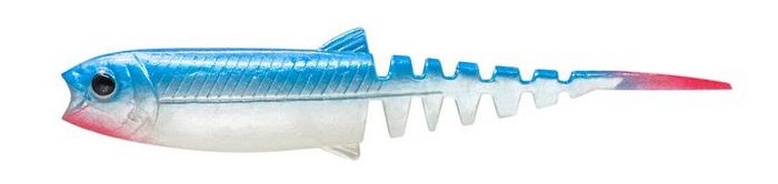 E-shop Savage gear gumová nástraha cannibal minnow v-tail blue pearl - 8 cm 3,4 g