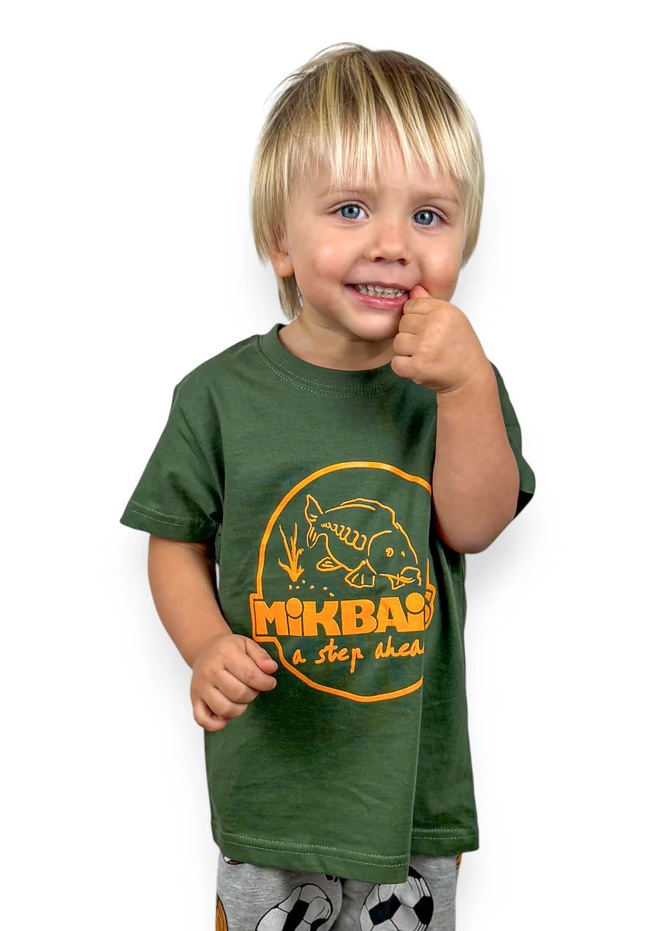 E-shop Mikbaits detské tričko zelené - 6-10 rokov