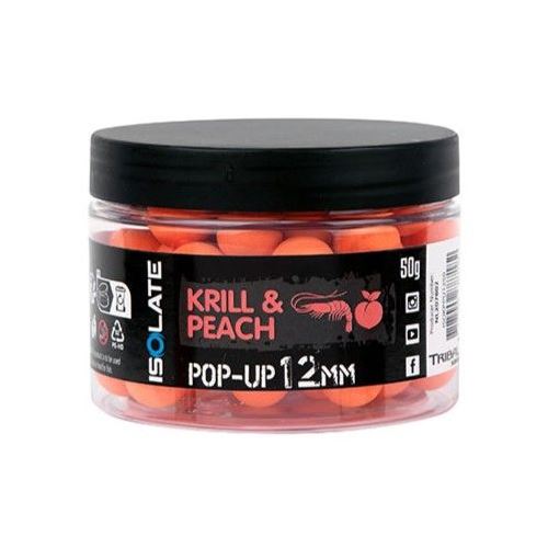 Shimano Plávajúce Boilie Isolate Pop-Up Krill Peach Fluoro Orange