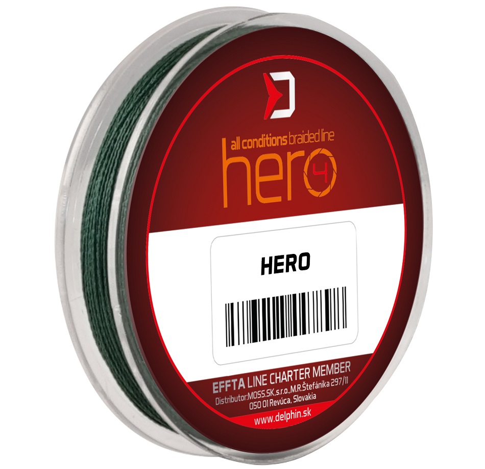 Delphin náväzcová šnúra hero 15 m-priemer 0,12 mm / nosnosť 8,2 kg