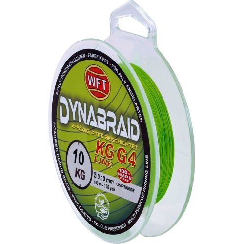 WFT Splietaná Šnúra Round Dynamix G4 Chartreuse 300 m