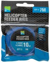 Preston Innovations Náväzec Helicopter Feeder Rigs 0,28 mm 4,54 kg 7 m