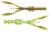 Keitech Gumová Nástraha Neco Camaron Green Pumpkin Chartreuse 14 cm 8 g 7 ks