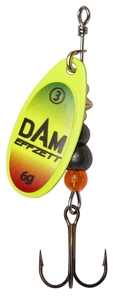 Dam blyskač effzett fluo spinner trio - veľkosť 2 4 g