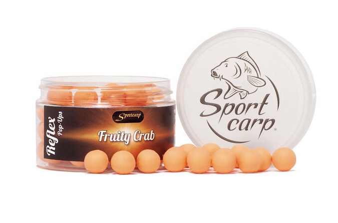 Sportcarp plávajúce boilie reflex pop up 150 ml 11 mm - fruit crab