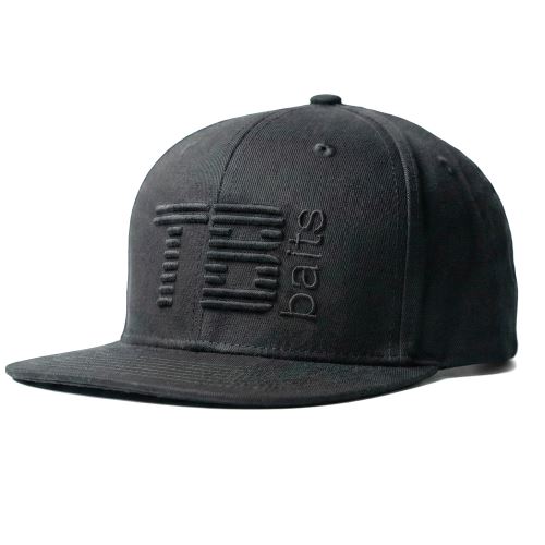 TB Baits Šiltovka Snapback 3D Logo Black