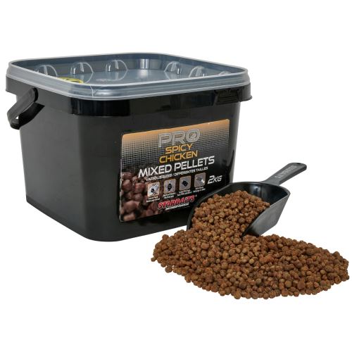 Starbaits Pelety Pro Spicy Chicken Mixed 2 kg