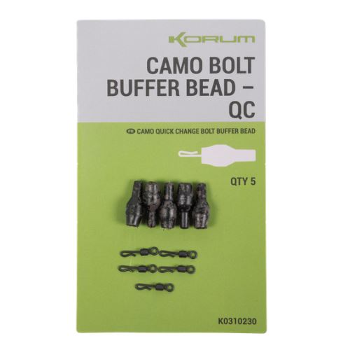 Korum Závesky Camo Bolt Buffer Bead QC 5 ks