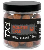 Shimano Tvrdené Boilies TX1 Hard Hookbait Monster Crab 150 g - 15 mm