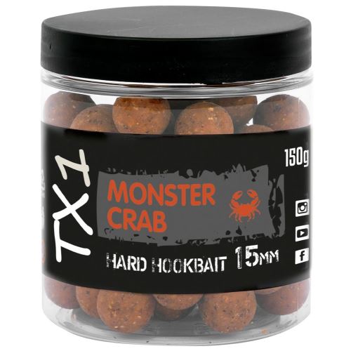 Shimano Tvrdené Boilies TX1 Hard Hookbait Monster Crab 150 g
