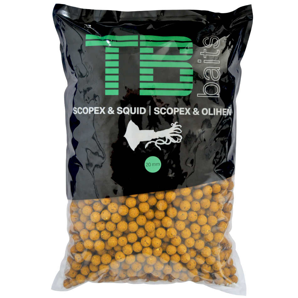 Tb baits boilie scopex squid -10 kg 20 mm