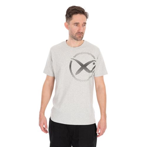 Matrix Tričko Large Mesh Logo T-Shirt Grey