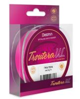 Delphin Splietaná Šnúra Troutera Ružová 130 m